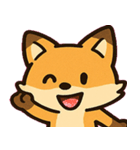 だんまりキツネのしっぽ便@SFW（個別スタンプ：6）
