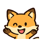 だんまりキツネのしっぽ便@SFW（個別スタンプ：10）