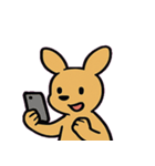 ツッコミカンガルーのドヤ便@SFW（個別スタンプ：3）