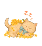 キンモクセイとネコの日常スタンプ（個別スタンプ：38）