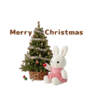 毎日使えるふわふわうさぎのスタンプ（個別スタンプ：36）