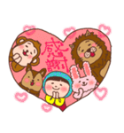 ほっかむり花ちゃんと動物たち13 敬語（個別スタンプ：7）