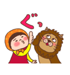 ほっかむり花ちゃんと動物たち13 敬語（個別スタンプ：9）