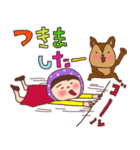 ほっかむり花ちゃんと動物たち13 敬語（個別スタンプ：32）