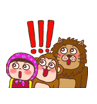 ほっかむり花ちゃんと動物たち13 敬語（個別スタンプ：33）