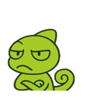 カメレオンのきまぐれ変色便@SFW（個別スタンプ：2）