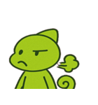 カメレオンのきまぐれ変色便@SFW（個別スタンプ：7）