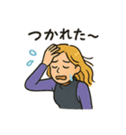女子サーファー毎日使える日常会話スタンプ（個別スタンプ：21）