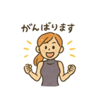 女子サーファー毎日使える日常会話スタンプ（個別スタンプ：25）