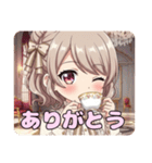 ツインテールとお嬢様のプレミアムセット（個別スタンプ：21）