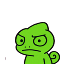 カメレオンの感情カラフル便@SFW（個別スタンプ：1）