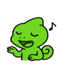 カメレオンの感情カラフル便@SFW（個別スタンプ：5）