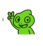 カメレオンの感情カラフル便@SFW（個別スタンプ：6）