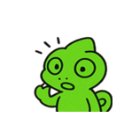 カメレオンの感情カラフル便@SFW（個別スタンプ：9）