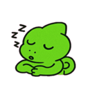 カメレオンの感情カラフル便@SFW（個別スタンプ：16）