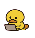 カモノハシの無言がすぎる便@SFW（個別スタンプ：7）