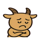 カモシカのじっと見守り便@SFW（個別スタンプ：4）