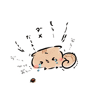 メンタル絹豆腐リスの崩壊スタンプ（個別スタンプ：16）