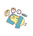 新人のヒヨコさんとニワトリパイセン（個別スタンプ：15）