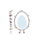 新人のヒヨコさんとニワトリパイセン（個別スタンプ：21）