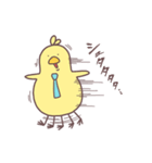 新人のヒヨコさんとニワトリパイセン（個別スタンプ：30）