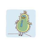 新人のヒヨコさんとニワトリパイセン（個別スタンプ：32）