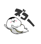ぽっちゃりした白丸黄次郎(死語ダジャレ)（個別スタンプ：23）