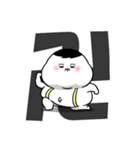 ぽっちゃりした白丸黄次郎(死語ダジャレ)（個別スタンプ：31）