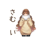 マイペース女子の秋まったり日和（個別スタンプ：18）