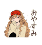 マイペース女子の秋まったり日和（個別スタンプ：24）