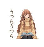 マイペース女子の秋まったり日和（個別スタンプ：27）