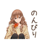 マイペース女子の秋まったり日和（個別スタンプ：39）