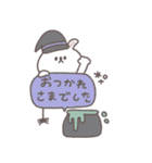秋のあいさつ◎ちびっこうさぎさん #2（個別スタンプ：3）