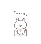 秋のあいさつ◎ちびっこうさぎさん #2（個別スタンプ：19）