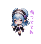 夜に咲くミステリアスガール（個別スタンプ：31）