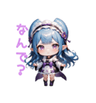 夜に咲くミステリアスガール（個別スタンプ：36）