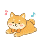 柴犬いっぱい♡豆しば♡秋＆冬（個別スタンプ：11）