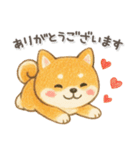 柴犬いっぱい♡豆しば♡秋＆冬（個別スタンプ：13）