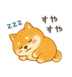 柴犬いっぱい♡豆しば♡秋＆冬（個別スタンプ：19）