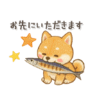 柴犬いっぱい♡豆しば♡秋＆冬（個別スタンプ：27）