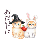秋冬 毎日使える コスにゃんず 日常（個別スタンプ：11）