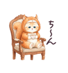 秋冬 毎日使える コスにゃんず 日常（個別スタンプ：32）