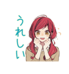 普段着赤髪女子の秋★ゆる毎日（個別スタンプ：24）