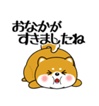 飛び出す！超ぽっちゃり豆柴の挨拶（個別スタンプ：13）