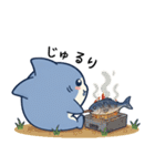 秋のサメたち（個別スタンプ：32）