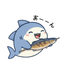 秋のサメたち（個別スタンプ：33）