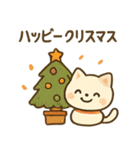 【秋冬】ずっと使えるシンプルでカワイイ猫（個別スタンプ：38）