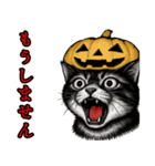 猫の叫び♡秋【日常挨拶】（個別スタンプ：12）