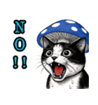 猫の叫び♡秋【日常挨拶】（個別スタンプ：14）