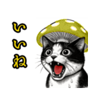 猫の叫び♡秋【日常挨拶】（個別スタンプ：15）